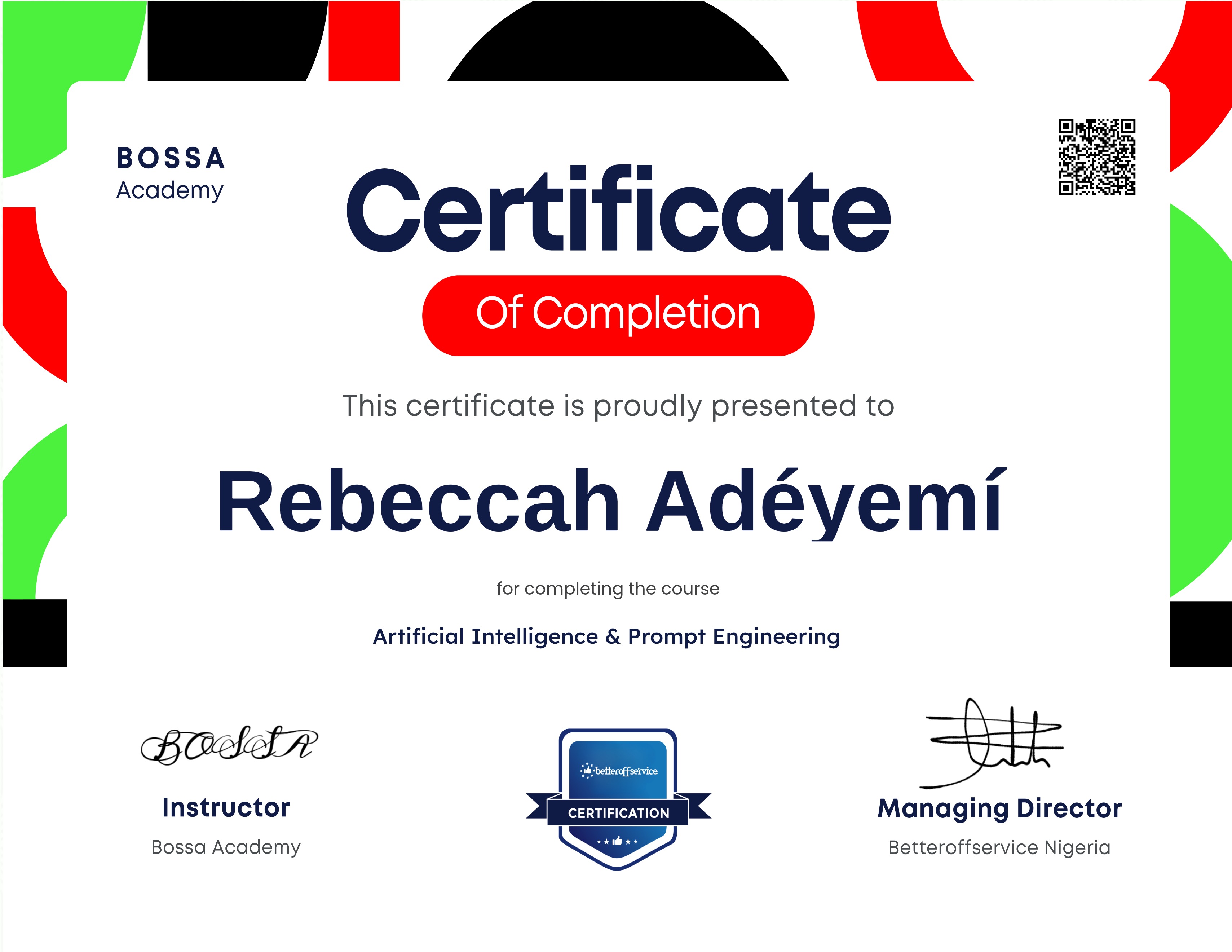 Artificial Intelligence & Prompt Engineering